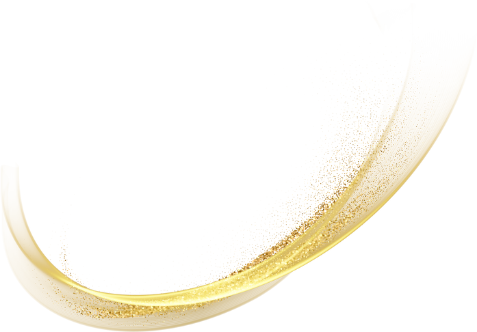 Gold Abstract Wave Line